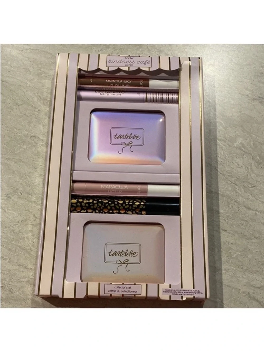 tarte Kindness Cafe Eyeshadow & Makeup Set - Pink and Gold Accents